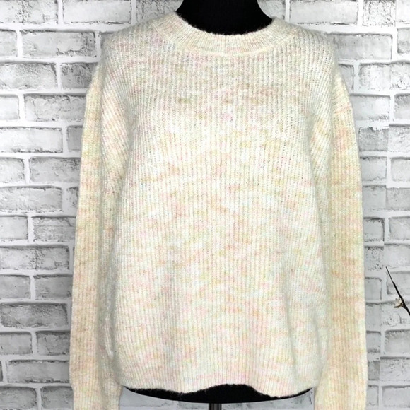 BP Nordstrom Marl Knit Pullover Sweater Pastel XS - Picture 7 of 10